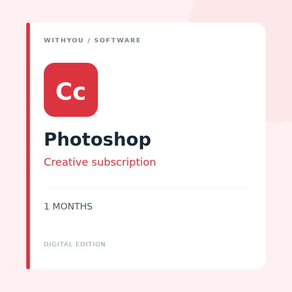 adobe photoshop 1m — 数字软件