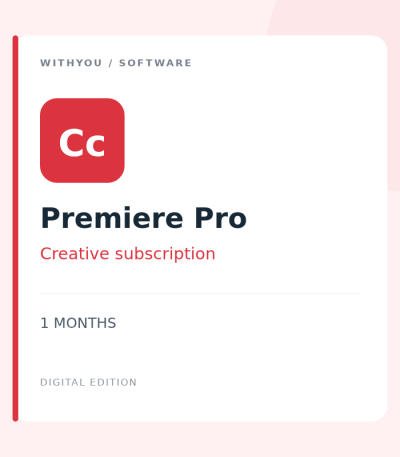 adobe premiere pro 1m — 数字软件