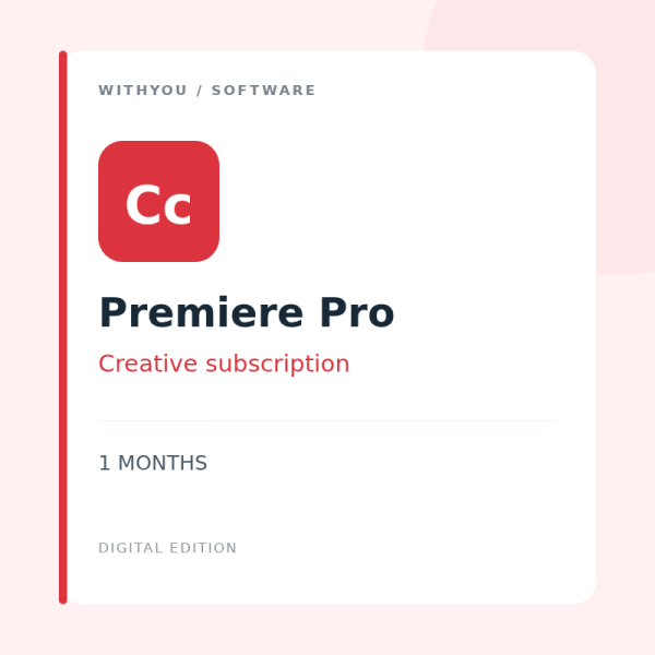 adobe premiere pro 1m — 数字软件