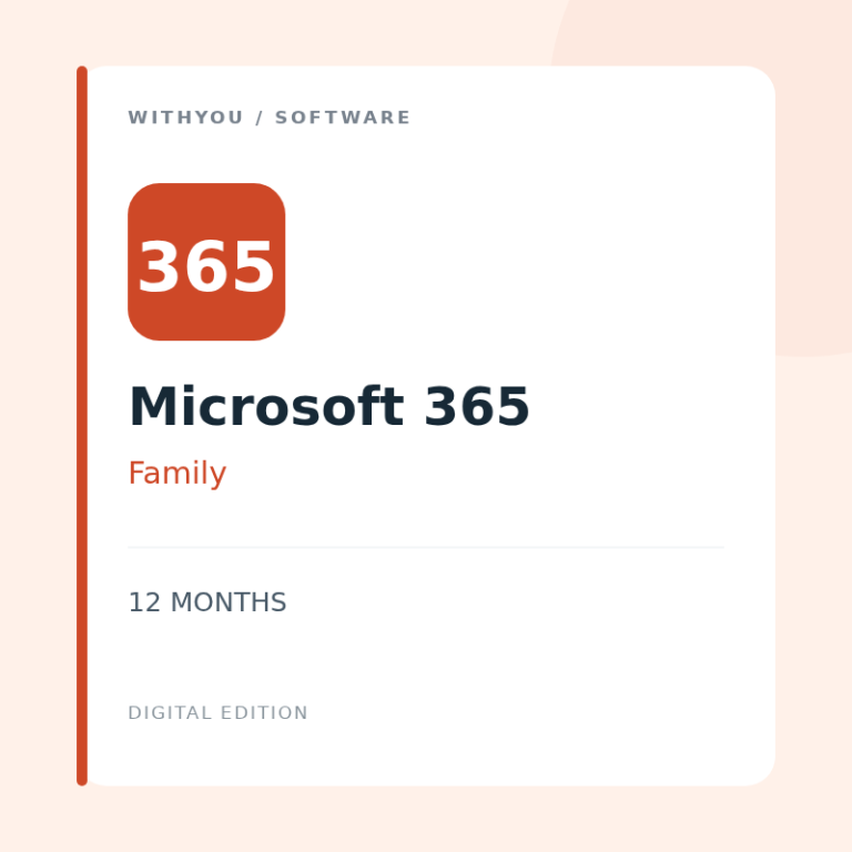 microsoft 365 family 12m — 数字软件