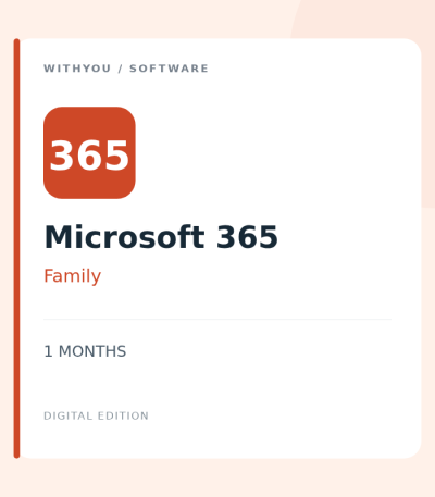 microsoft 365 family 1m — 数字软件