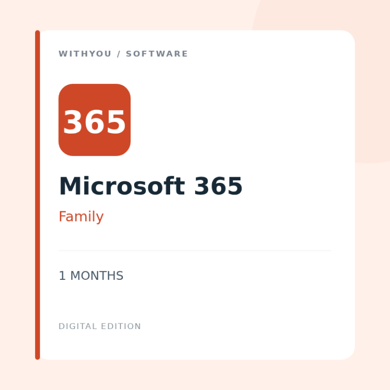 microsoft 365 family 1m — 数字软件
