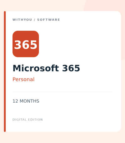microsoft 365 personal 12m — 数字软件