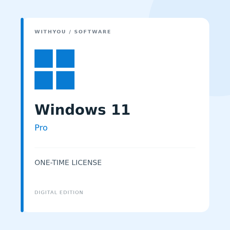WithYou · windows-11-pro windows 11 pro — 数字软件